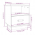 Szafka nocna, 40x34x45 cm, lite drewno sosnowe