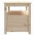 Stolik kawowy, 71x49x55 cm, lite drewno sosnowe