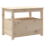 Stolik kawowy, 71x49x55 cm, lite drewno sosnowe