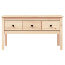Stolik kawowy, 102x49x55 cm, lite drewno sosnowe
