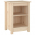 Szafka nocna, 40x35x55 cm, lite drewno sosnowe