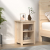 Szafka nocna, 40x35x55 cm, lite drewno sosnowe