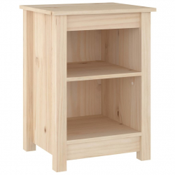 Szafki nocne, 2 szt., 40x35x55 cm, lite drewno sosnowe