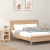 Szafki nocne, 2 szt., 40x35x55 cm, lite drewno sosnowe