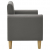 2-osobowa sofa dziecięca, szara, sztuczna skóra