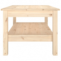 Stolik kawowy, 80x50x40 cm, lite drewno sosnowe
