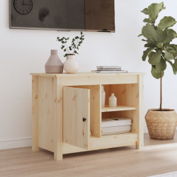 Szafka pod telewizor, 70x36,5x52 cm, lite drewno sosnowe