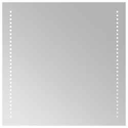 Lustro łazienkowe z LED, 50x50 cm