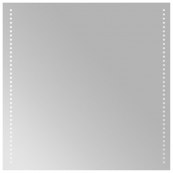 Lustro łazienkowe z LED, 60x60 cm
