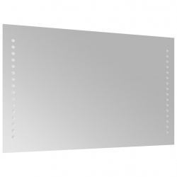 Lustro łazienkowe z LED, 50x30 cm