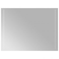 Lustro łazienkowe z LED, 80x60 cm