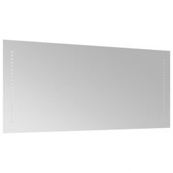 Lustro łazienkowe z LED, 90x40 cm