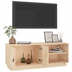 Szafka pod telewizor, 105x34x40 cm, lite drewno sosnowe