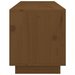 Szafka pod TV, miodowy brąz, 105x34x40 cm, lite drewno sosnowe
