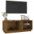 Szafka pod TV, miodowy brąz, 105x34x40 cm, lite drewno sosnowe