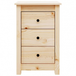 Szafki nocne, 2 szt., 40x35x61,5 cm, lite drewno sosnowe