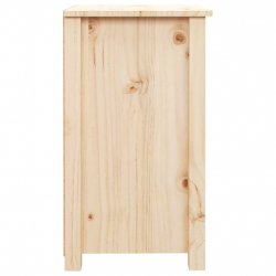Szafki nocne, 2 szt., 40x35x61,5 cm, lite drewno sosnowe
