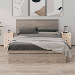 Szafki nocne, 2 szt., 40x35x61,5 cm, lite drewno sosnowe