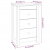 Szafki nocne, 2 szt., 40x35x61,5 cm, lite drewno sosnowe