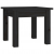 Stolik kawowy, czarny, 35x35x30 cm, lite drewno sosnowe