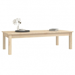 Stolik kawowy, 110x50x30 cm, lite drewno sosnowe