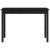 Stolik konsolowy, czarny, 110x40x75 cm, lite drewno sosnowe