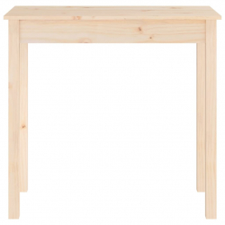 Stolik konsolowy, 80x40x75 cm, lite drewno sosnowe