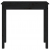 Stolik konsolowy, czarny, 80x40x75 cm, lite drewno sosnowe
