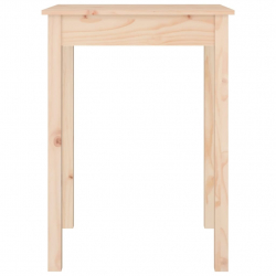 Stół jadalniany, 55x55x75 cm, lite drewno sosnowe