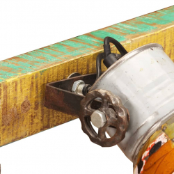 Industrialna lampa ścienna, kolorowa, 90x25 cm, E27