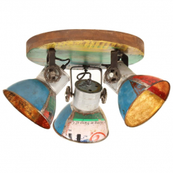 Industrialna lampa sufitowa, 25 W, kolorowa, 42x25 cm, E27