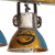 Industrialna lampa sufitowa, 25 W, kolorowa, 111 cm, E27
