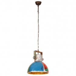 Industrialna lampa wisząca, 25 W, kolorowa, okrągła, 40 cm, E27