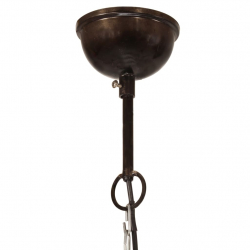 Industrialna lampa wisząca, 25 W, kolorowa, okrągła, 40 cm, E27