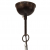 Industrialna lampa wisząca, 25 W, kolorowa, okrągła, 40 cm, E27
