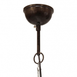 Industrialna lampa wisząca, 25 W, kolorowa, okrągła, 30 cm, E27
