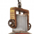 Industrialna lampa wisząca, 25 W, kolorowa, okrągła, 30 cm, E27