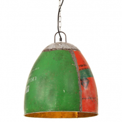 Industrialna lampa wisząca, 25 W, kolorowa, okrągła, 42 cm, E27