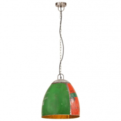 Industrialna lampa wisząca, 25 W, kolorowa, okrągła, 42 cm, E27