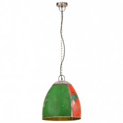 Industrialna lampa wisząca, 25 W, kolorowa, okrągła, 42 cm, E27
