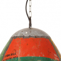 Industrialna lampa wisząca, 25 W, kolorowa, okrągła, 42 cm, E27