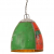Industrialna lampa wisząca, 25 W, kolorowa, okrągła, 42 cm, E27