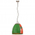 Industrialna lampa wisząca, 25 W, kolorowa, okrągła, 42 cm, E27