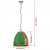 Industrialna lampa wisząca, 25 W, kolorowa, okrągła, 42 cm, E27