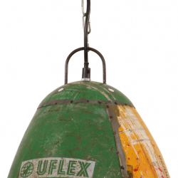 Industrialna lampa wisząca, 25 W, kolorowa, okrągła, 32 cm, E27