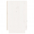 Szafka nocna, biała, 40x34x55 cm, lite drewno sosnowe