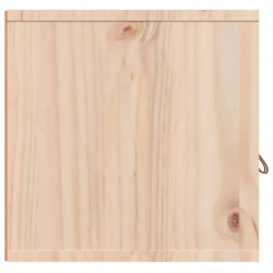 Szafki ścienne, 2 szt., 80x30x30 cm, lite drewno sosnowe