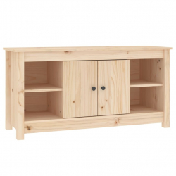 Szafka telewizyjna, 103x36,5x52 cm, lite drewno sosnowe