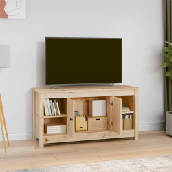 Szafka telewizyjna, 103x36,5x52 cm, lite drewno sosnowe