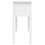 Stolik konsolowy, biały, 100x35x75 cm, lite drewno sosnowe